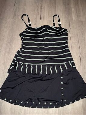 Vintage Captiva by Christina Tankini Swimsuit Set- Size 12